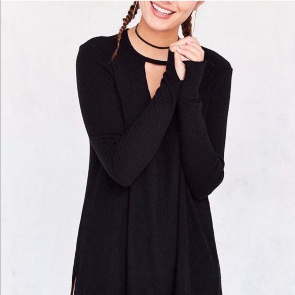 Project Social T x Urban Outfitters V Cut Out Ribbed Sweater Size XS - Picture 1 of 8